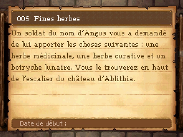 Quête : Fines herbes